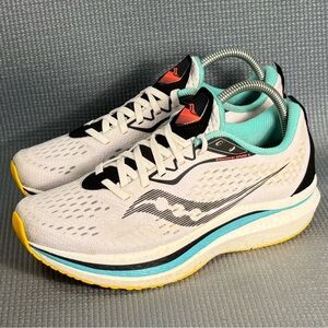 Saucony Women's Endorphin Trail White Athletic Shoes Size 8.5